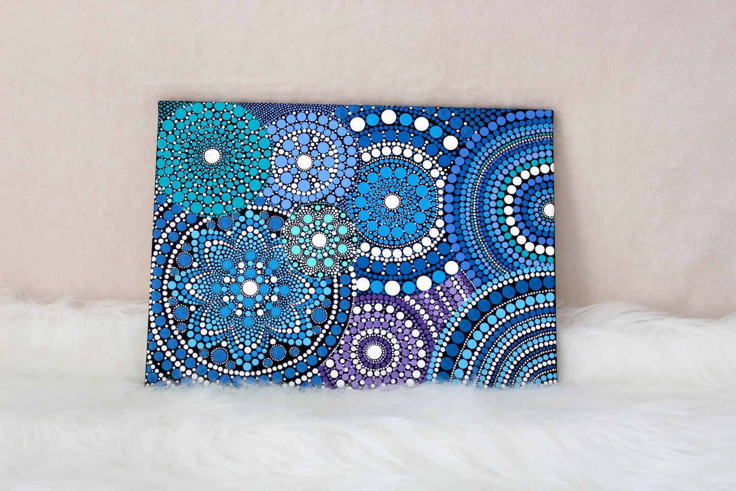 Blue Dot Circles